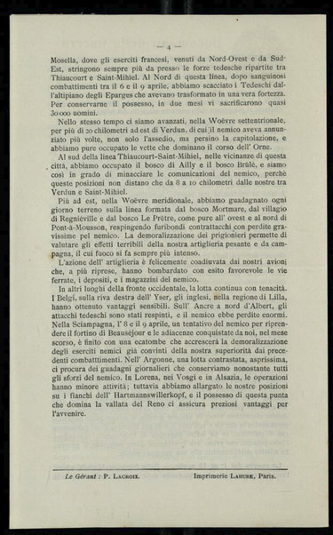 Documenti della guerra : bollettino d'informazioni pubblicato dalla Camera di commercio di Parigi